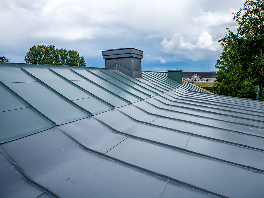 4. Lagga Bandtackt plat Dubbelfalsat Plattak Tyreso Alta