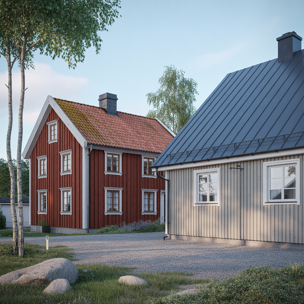 plattak eller tegelpannor jamforelse kostnad och underhall