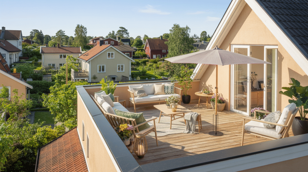 takterrass altan suburbia