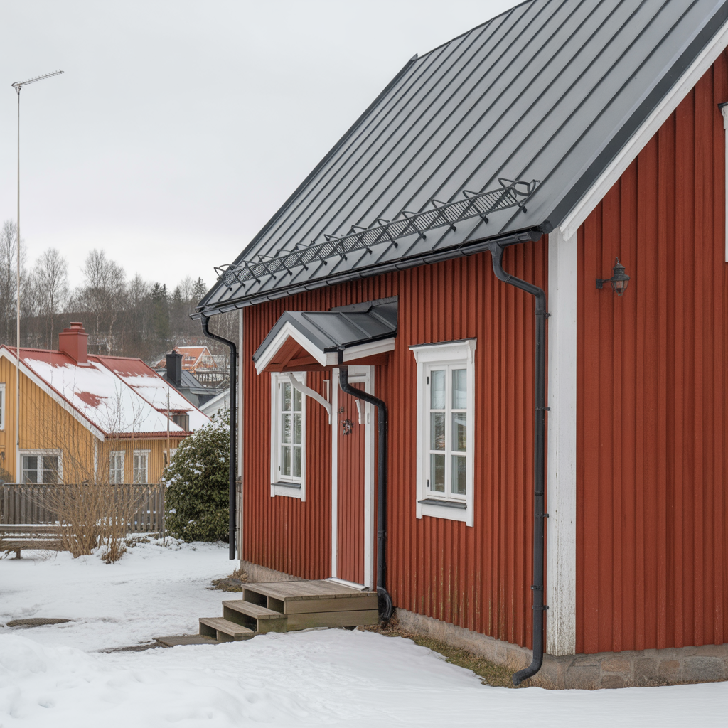 snorasskydd pa villatak regler placering och kostnad